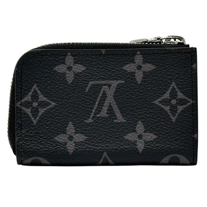 LOUIS VUITTON ルイ・ヴィトン ポルトモネ・ジュール コインケース モノグラム エクリプス ブラック M63536 メンズ 【中古】