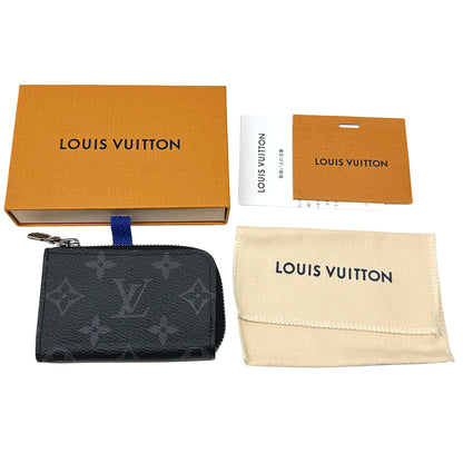LOUIS VUITTON ルイ・ヴィトン ポルトモネ・ジュール コインケース モノグラム エクリプス ブラック M63536 メンズ 【中古】