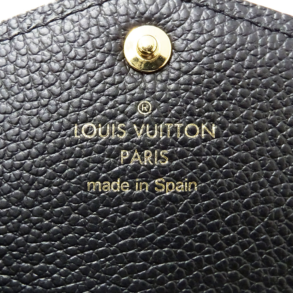 LOUIS VUITTON ルイ・ヴィトン ポルトフォイユ サラ 長財布 バイカラー モノグラム アンプラント ノワール ベージュ M80496 レディース 【中古】