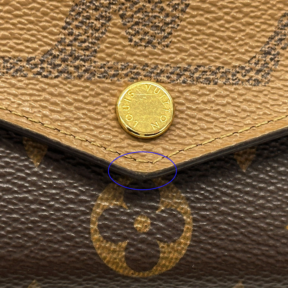 LOUIS VUITTON ルイ・ヴィトン ポルトフォイユ・サラ 長財布 モノグラム ジャイアントリバース ブラウン M80726 レディース メンズ 【中古】