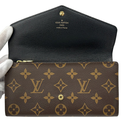 LOUIS VUITTON ルイ・ヴィトン ポルトフォイユ・サラ 長財布 モノグラム ジャイアントリバース ブラウン M80726 レディース メンズ 【中古】