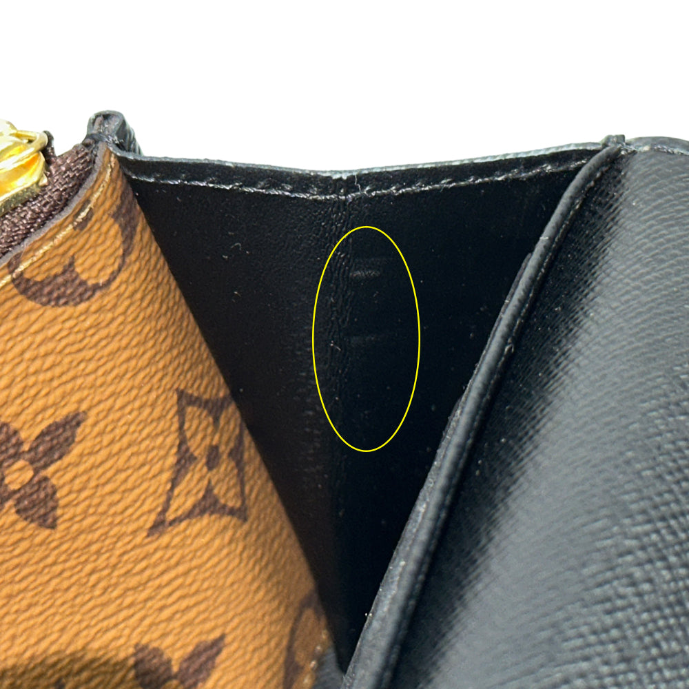 LOUIS VUITTON ルイ・ヴィトン ポルトフォイユ・サラ 長財布 モノグラム ジャイアントリバース ブラウン M80726 レディース メンズ 【中古】