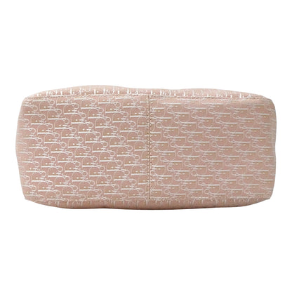 Dior ディオール トートバッグ トロッター ピンク ホワイト キャンバス レディース 【中古】