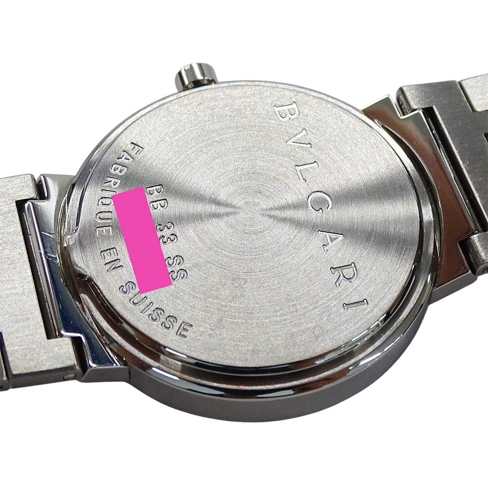 BVLGARI ブルガリ ブルガリブルガリ BB33SS ボーイズ 腕時計 デイト クオーツ ステンレス 磨き済み【中古】