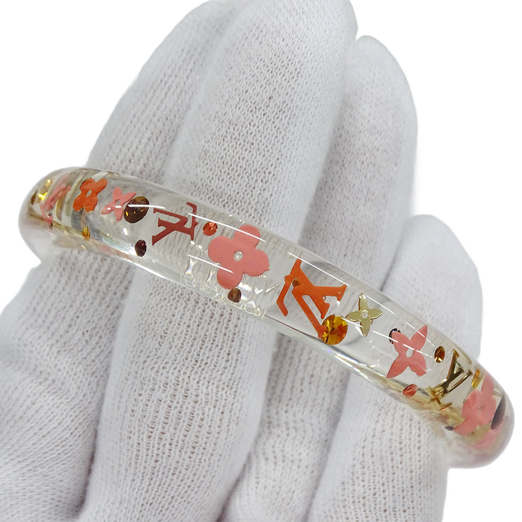 LOUIS VUITTON ルイ・ヴィトン ブラスレ アンクルージョン バングル クリア ピンク系 レディース M66806 LK0113【中古】