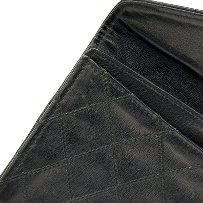 CHANEL シャネル 長財布 ビコローレ ブラック レザー レディース 【中古】