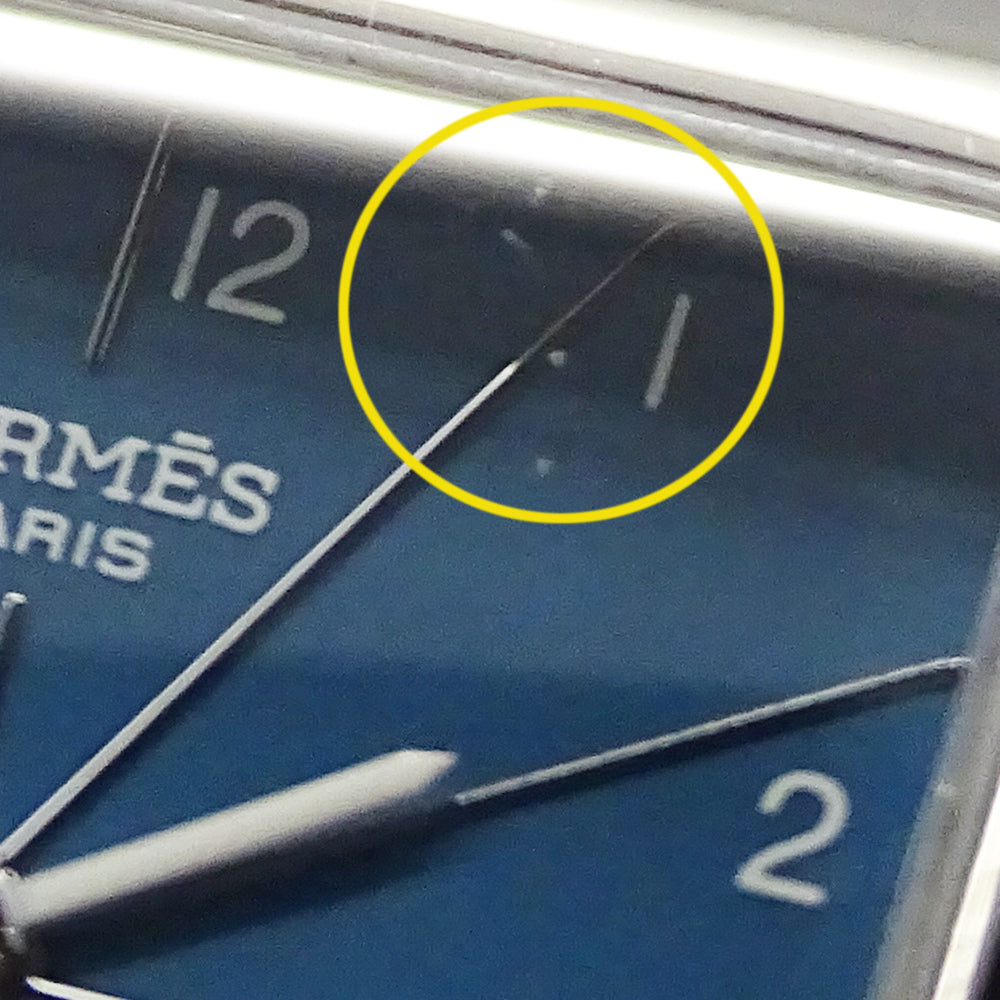 HERMES エルメス Hウォッチ HH1.210 レディース 腕時計 クオーツ QZ ステンレス レザー 磨き済み【中古】