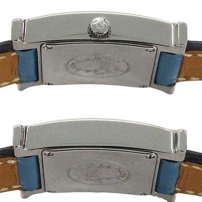 HERMES エルメス Hウォッチ HH1.210 レディース 腕時計 クオーツ QZ ステンレス レザー 磨き済み【中古】