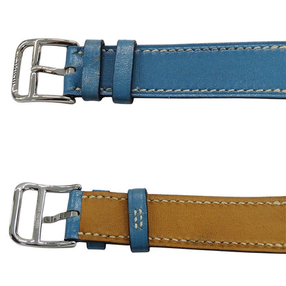 HERMES エルメス Hウォッチ HH1.210 レディース 腕時計 クオーツ QZ ステンレス レザー 磨き済み【中古】