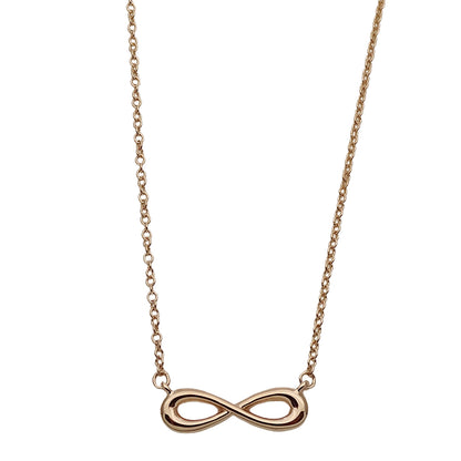 TIFFANY&Co. ティファニー インフィニティ ∞ ネックレス 750PG ピンクゴールド レディース 磨き済み【中古】