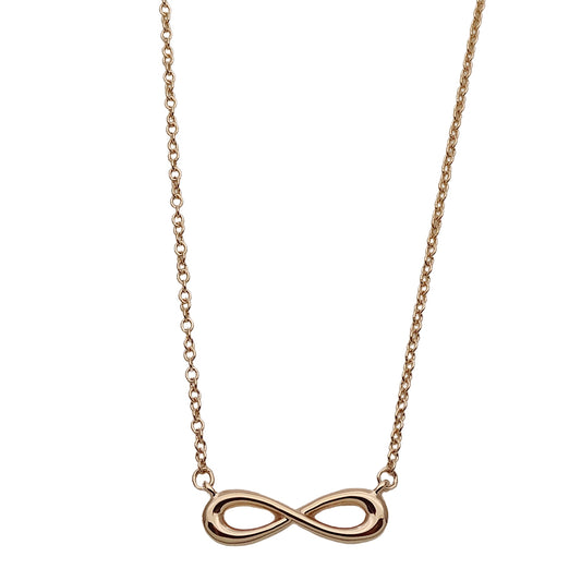 TIFFANY&Co. ティファニー インフィニティ ∞ ネックレス 750PG ピンクゴールド レディース 磨き済み【中古】