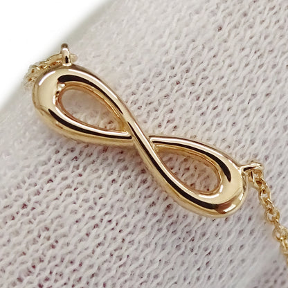 TIFFANY&Co. ティファニー インフィニティ ∞ ネックレス 750PG ピンクゴールド レディース 磨き済み【中古】