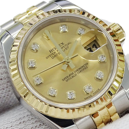 ROLEX ロレックス デイトジャスト 179173G D番 レディース 腕時計 自動巻き AT SS YG ダイヤモンド 磨き済み【中古】
