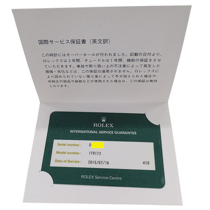 ROLEX ロレックス デイトジャスト 179173G D番 レディース 腕時計 自動巻き AT SS YG ダイヤモンド 磨き済み【中古】