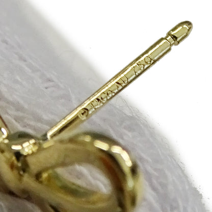 TIFFANY&Co. ティファニー ボウ リボン ピアス 750YG ゴールド レディース 磨き済み【中古】