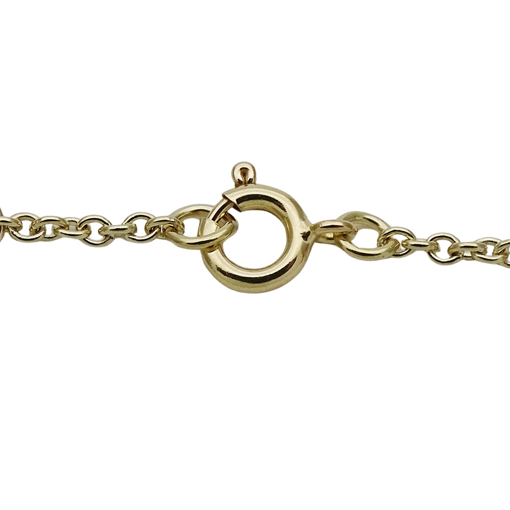 TIFFANY&Co. ティファニー エルサペレッティ オープンハート 5P ブレスレット 18K ゴールド レディース 磨き済み【中古】