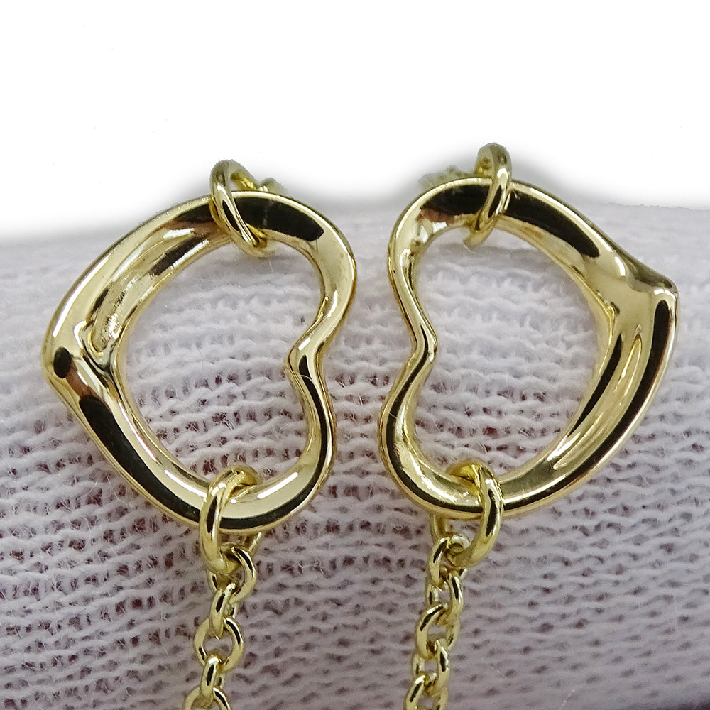 TIFFANY&Co. ティファニー エルサペレッティ オープンハート 5P ブレスレット 18K ゴールド レディース 磨き済み【中古】
