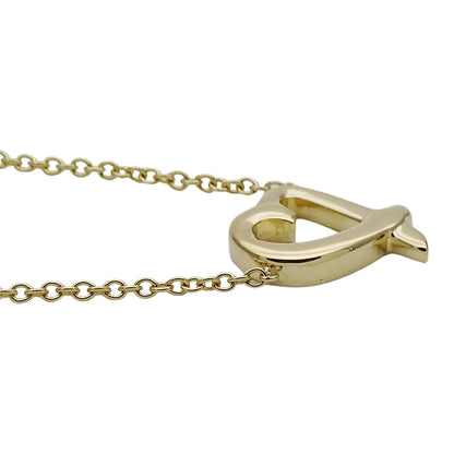 TIFFANY&Co. ティファニー パロマピカソ ラビングハート ネックレス 750YG ゴールド レディース 磨き済み【中古】