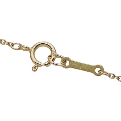 TIFFANY&Co. ティファニー エルサペレッティ アップル ネックレス 750YG ゴールド レディース 磨き済み【中古】