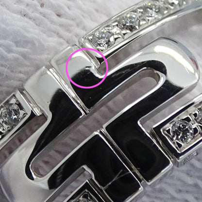 BVLGARI ブルガリ パレンテシ リング 指輪 750WG ホワイトゴールド #49 約9号 レディース メンズ 磨き済み【中古】
