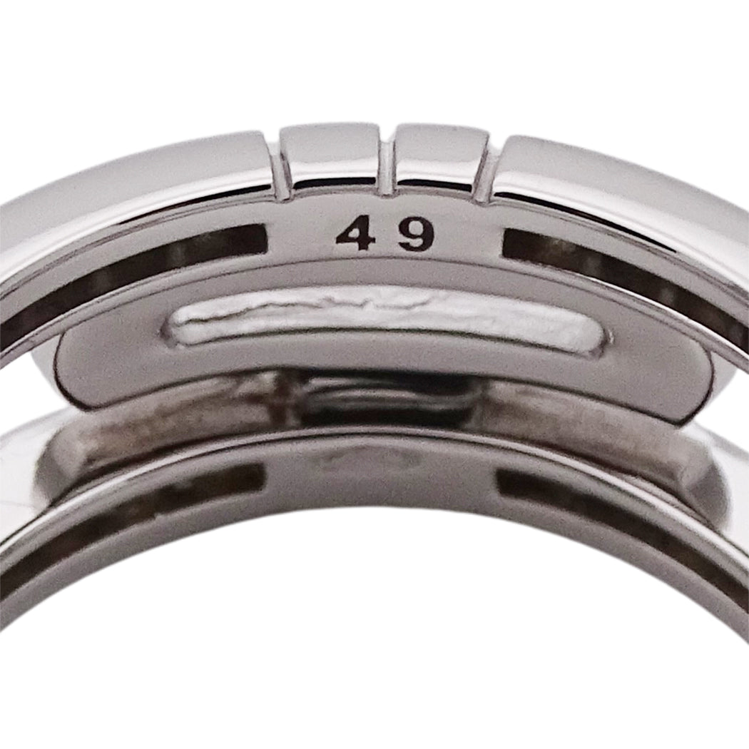 BVLGARI ブルガリ パレンテシ リング 指輪 750WG ホワイトゴールド #49 約9号 レディース メンズ 磨き済み【中古】