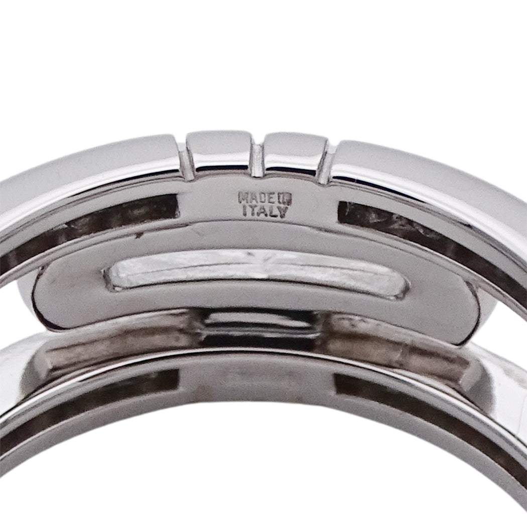 BVLGARI ブルガリ パレンテシ リング 指輪 750WG ホワイトゴールド #49 約9号 レディース メンズ 磨き済み【中古】