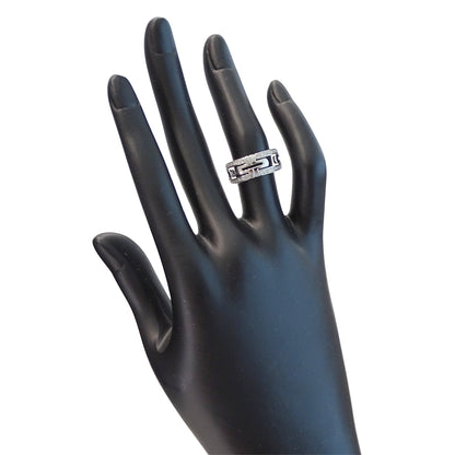 BVLGARI ブルガリ パレンテシ リング 指輪 750WG ホワイトゴールド #49 約9号 レディース メンズ 磨き済み【中古】