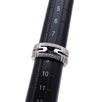 BVLGARI ブルガリ パレンテシ リング 指輪 750WG ホワイトゴールド #49 約9号 レディース メンズ 磨き済み【中古】