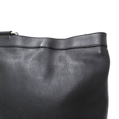 Ferragamo フェラガモ ショルダーバッグ ガンチーニ ブラック レザー レディース 【中古】