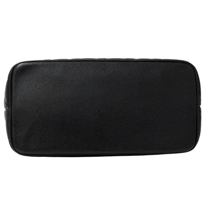 CHANEL シャネル 復刻トート トートバッグ ブラック シルバー金具 キャビアスキン レディース 【中古】