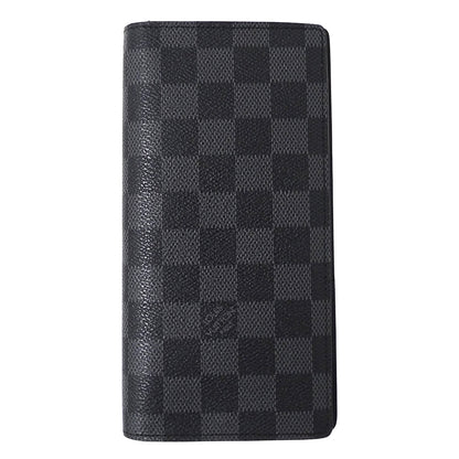 LOUIS VUITTON ルイ・ヴィトン ポルトフォイユ ブラザ 長財布 ダミエ グラフィット N62665 メンズ 【中古】
