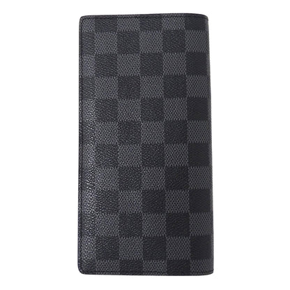LOUIS VUITTON ルイ・ヴィトン ポルトフォイユ ブラザ 長財布 ダミエ グラフィット N62665 メンズ 【中古】