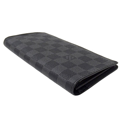 LOUIS VUITTON ルイ・ヴィトン ポルトフォイユ ブラザ 長財布 ダミエ グラフィット N62665 メンズ 【中古】