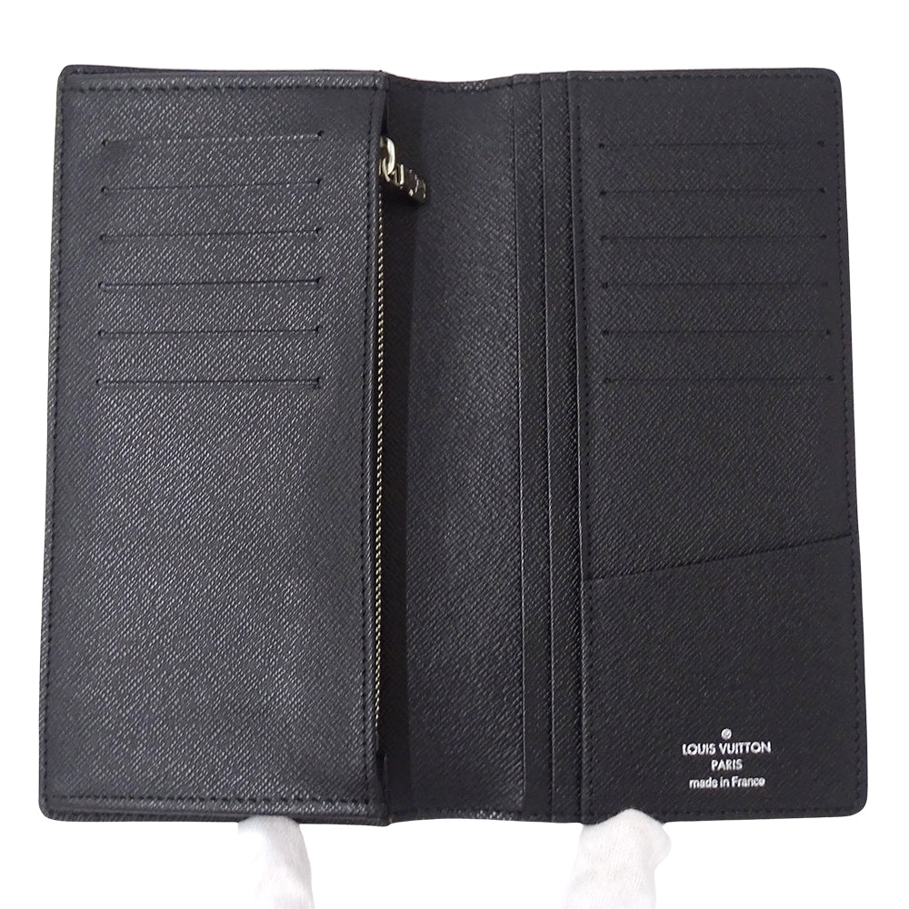 LOUIS VUITTON ルイ・ヴィトン ポルトフォイユ ブラザ 長財布 ダミエ グラフィット N62665 メンズ 【中古】