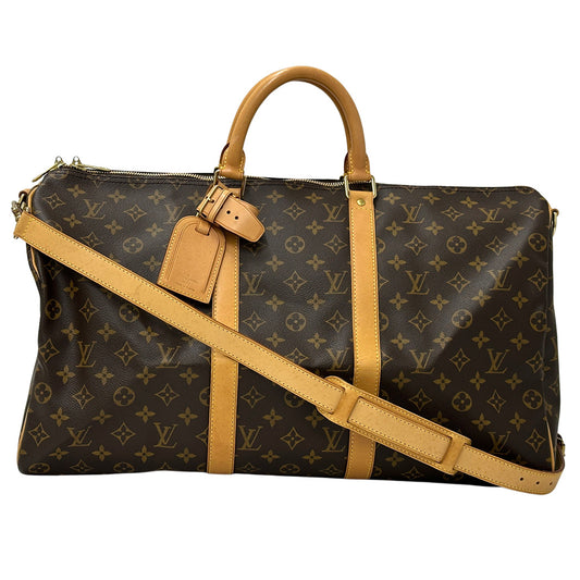 LOUIS VUITTON ルイ・ヴィトン キーポル･バンドリエール50 ボストンバッグ モノグラム ブラウン M41416 モノグラムキャンバス レディース メンズ 【中古】