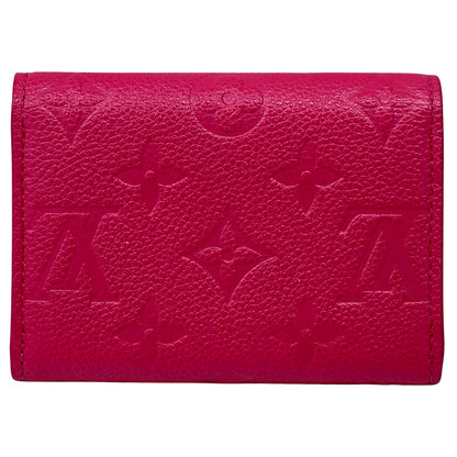 LOUIS VUITTON ルイ・ヴィトン ポルトモネ・ロザリ コインケース モノグラム アンプラント ローズポンディシェリ ピンク M81521 レディース 【中古】