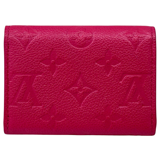 LOUIS VUITTON ルイ・ヴィトン ポルトモネ・ロザリ コインケース モノグラム アンプラント ローズポンディシェリ ピンク M81521 レディース 【中古】