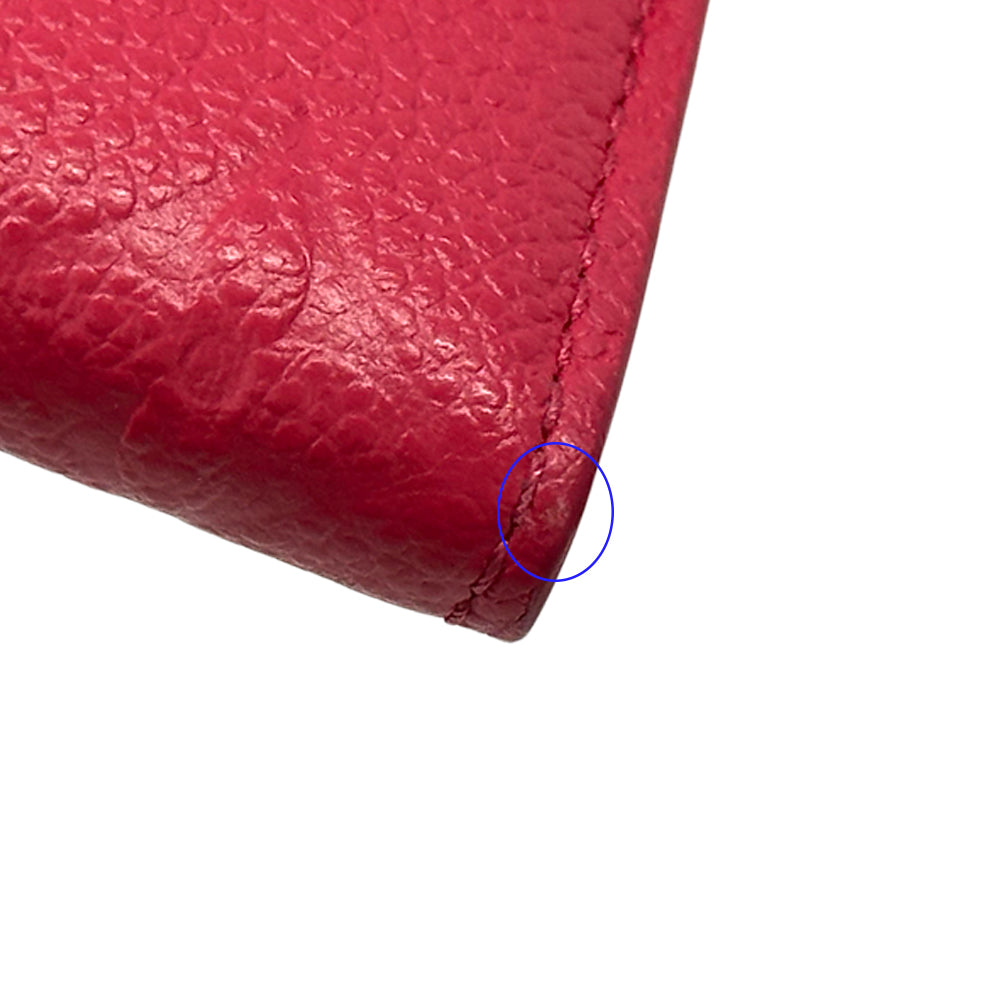 LOUIS VUITTON ルイ・ヴィトン ポルトモネ・ロザリ コインケース モノグラム アンプラント ローズポンディシェリ ピンク M81521 レディース 【中古】
