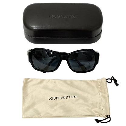 LOUIS VUITTON ルイ・ヴィトン ウルスラストラス サングラス ブラック Z0145E プラスチック レディース メンズ 【中古】