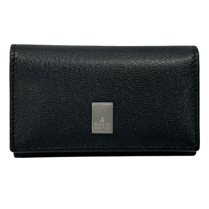 GUCCI グッチ キーケース ブラック 6連 033・1502 レザー メンズ 【中古】