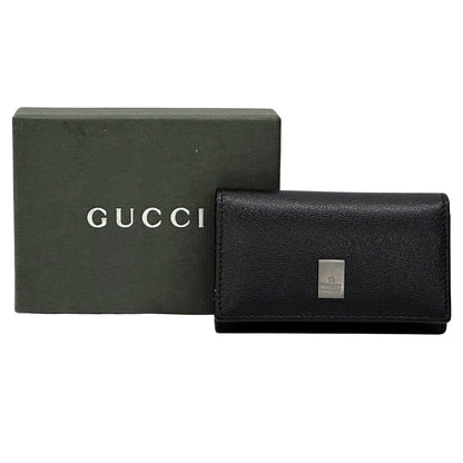 GUCCI グッチ キーケース ブラック 6連 033・1502 レザー メンズ 【中古】