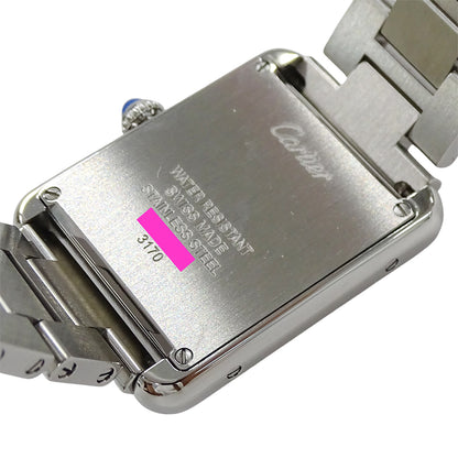 Cartier カルティエ タンクソロ SM W5200013 レディース 腕時計 クオーツ QZ ステンレス 磨き済み【中古】