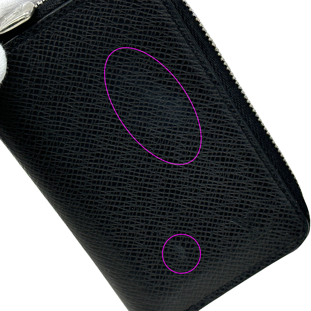 LOUIS VUITTON ルイ・ヴィトン ジッピー コインパース コインケース タイガ アルドワーズ ブラック M30511 メンズ 【中古】