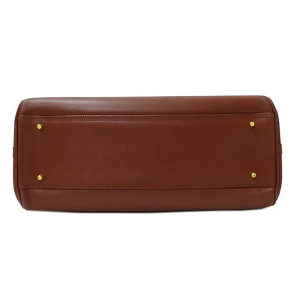 Valentino Garavani ヴァレンティノ・ガラヴァーニ ハンドバッグ ブラウン レザー レディース 【中古】