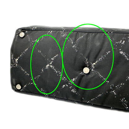 CHANEL シャネル トートバッグ 旧トラベルライン トートMM ブラック ナイロン レディース 【中古】