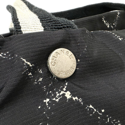 CHANEL シャネル トートバッグ 旧トラベルライン トートMM ブラック ナイロン レディース 【中古】
