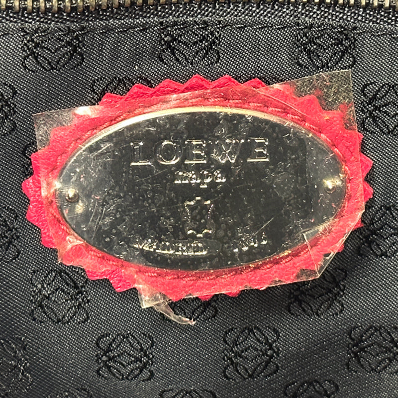 LOEWE ロエベ ヴィエント30 ショルダーバッグ ピンク レザー レディース 【中古】