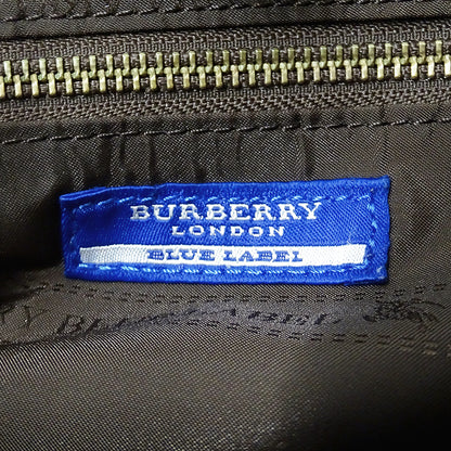 BURBERRY BLUE LABEL バーバリーブルーレーベル ショルダーバッグ ピンク ブラウン ウール レディース 【中古】