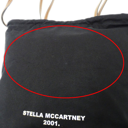 Stella McCartney ステラ・マッカートニー トートバッグ ブラック キャンバス レディース 【中古】
