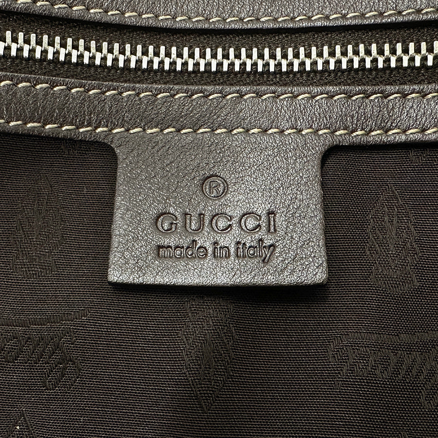 GUCCI グッチ トートバッグ シェリー ベージュ ブラウン 232971 GGキャンバス レディース 【中古】